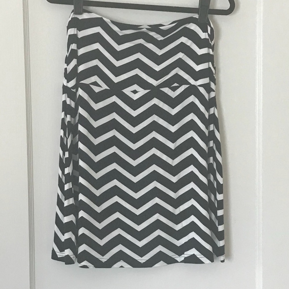 Yala chevron skirt